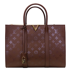 Very Tote, Leather, Brown, B, DB, Strap, DR0147, 4*
